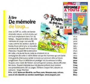 Toupoil dans le magazine Réponse à Tout