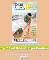 Toupoil, la BD-Nature des enfants au festival BD de Quimper (29), les samedi 6 et dimanche 7 avril 2024.